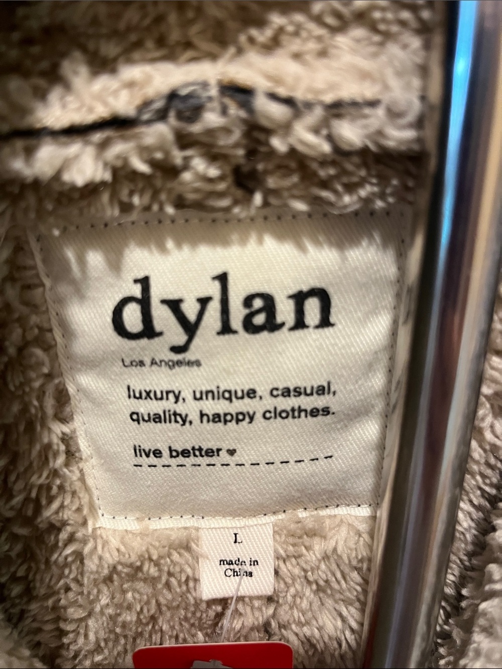 dylan Slate Gray Faux-Shearling Trim Sleeveless Vest - Picture 2 of 10